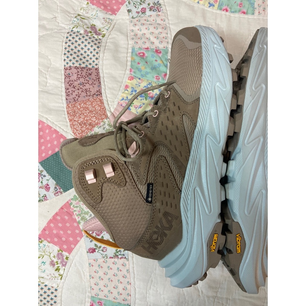 Hoka One One Anacapa 2 Mid GTX Hiking Boots Dune Pink Womens 11 1142831 Gore-Tex - Picture 4 of 11